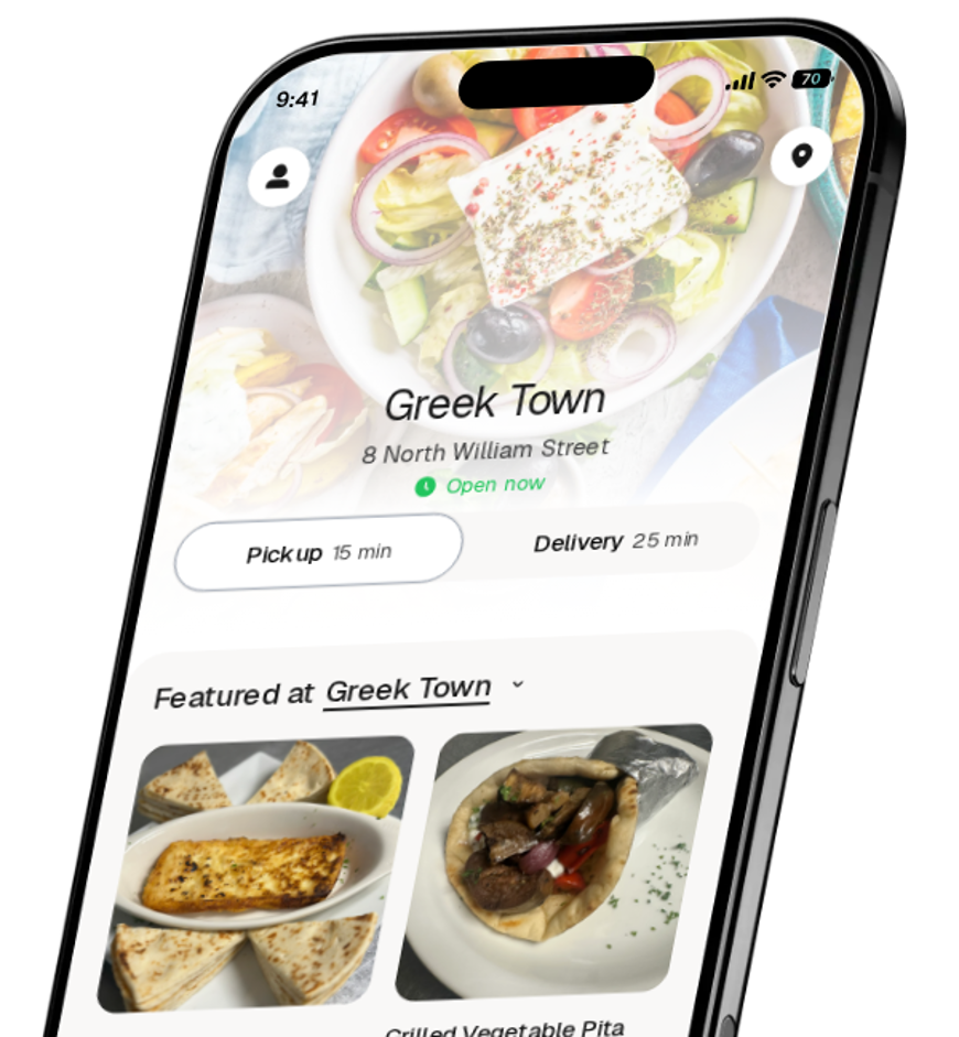 Greek Town app preview