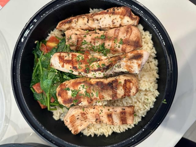 Grilled Chicken Entree.