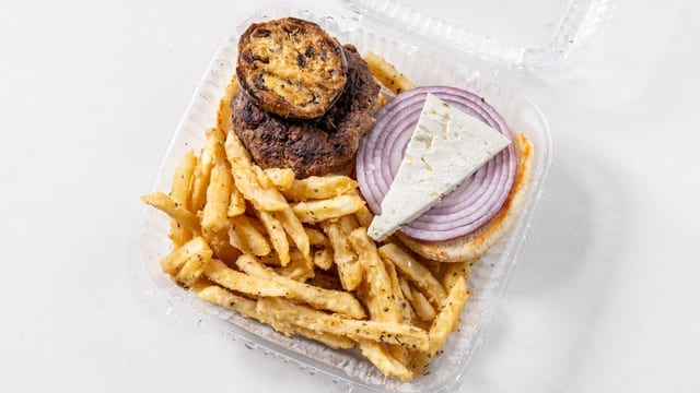 Lamb Burger.