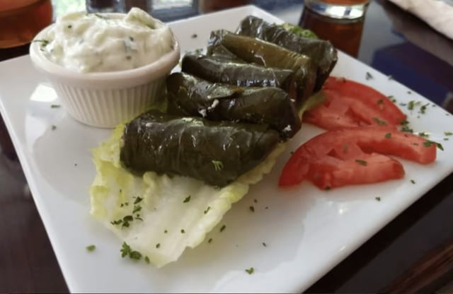 Stuffed Grape Leaves.