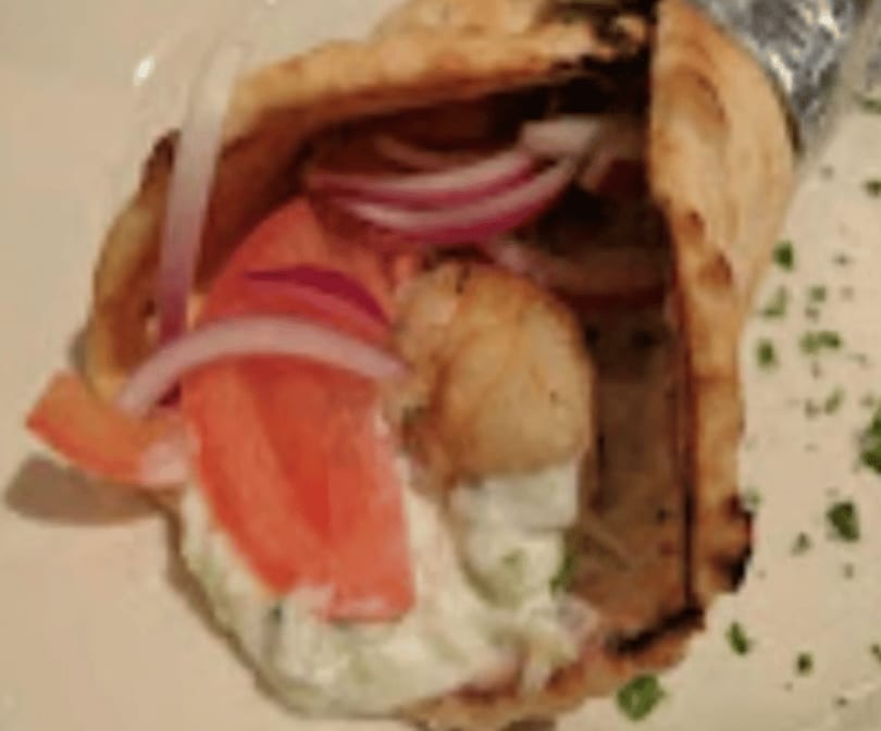 Shrimp Pita.