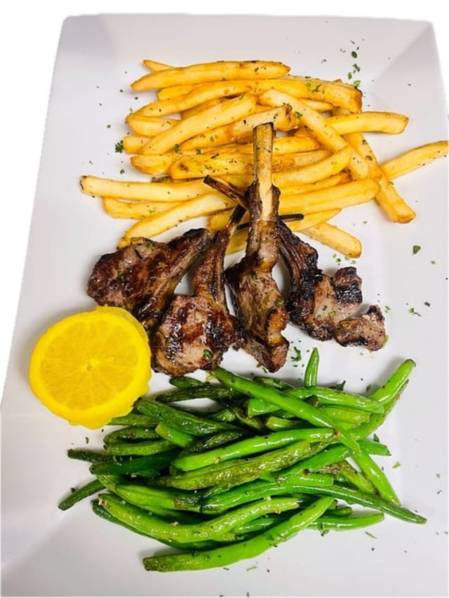 Lamb Chops Entree.