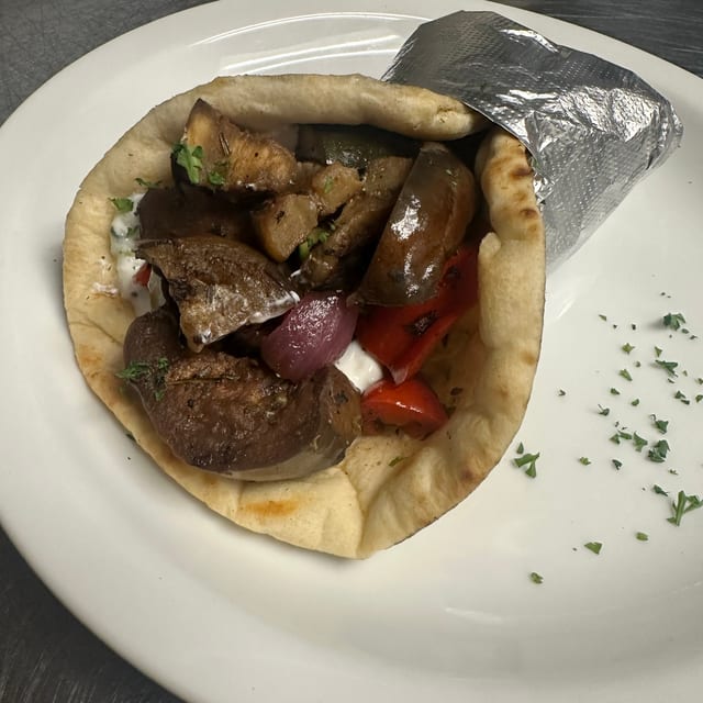 Grilled Vegetable Pita.