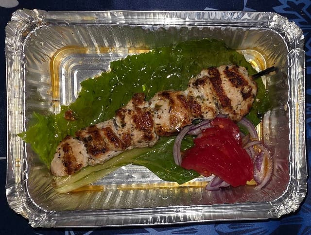 Skewered Chicken.