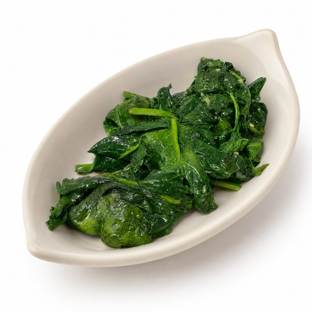 Sautéed Spinach.
