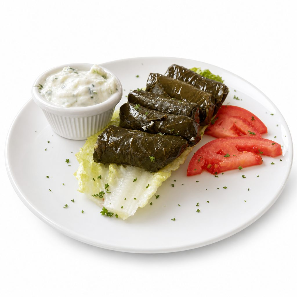 Stuffed Grape Leaves.