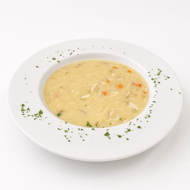 Chicken Avgolemono Soup.