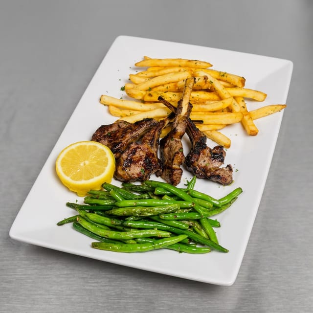 Lamb Chops Entree.