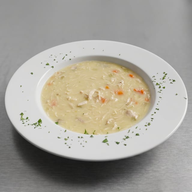 Chicken Avgolemono Soup.